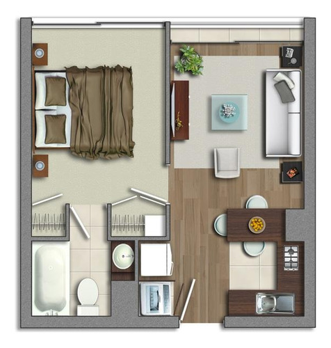 Venta Departamento 1d/1b A Pasos De Metro Irarrázaval
