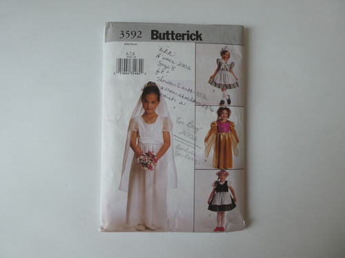 Simplicity 3592, Patron De Costura , Made In Usa 2002