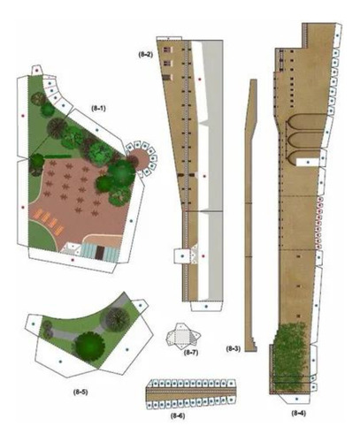 Projeto P/ Fazer Castelo Alemão Maquete Papel Basta Montar