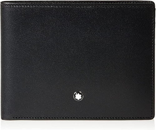 Imagen 1 de 3 de Billetera Mont Blanc Meisterstuck 6cc Negra