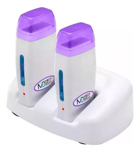 Kit 2 Aquecedores De Cera Roll On Com Base Dupla Mega Bell Cor Lilás 110v/220v