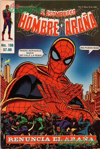 Cómic El Asombroso Hombre Araña No. 108 (1982) Novedades Ed.