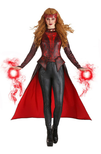 Disfraz De Wanda Wandavision Bruja Escarlata Scarlet Witch Avengers Doctor Dr Dr. Strange Para Damas Mujer Envio Gratis