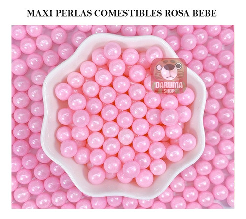 Sprinkles Maxi Perlas Comestibles Rosa Claro Barbie X35gr