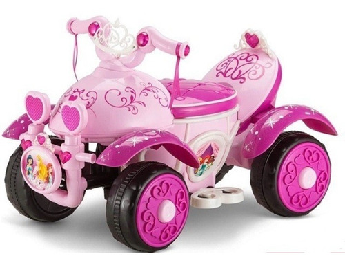 Carro Carrito Montable Electrico Princesas  6v Disney Niñas