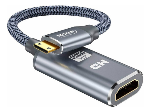 Cable Adaptador Convertidor Mini Hdmi Macho A Hdmi Hembra 4k