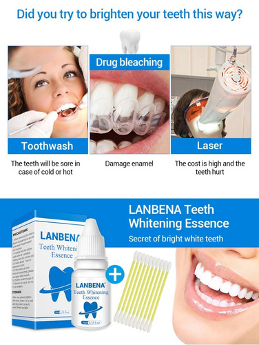 Lanbena Esencia De Blanqueamiento Oral - mL a $2290