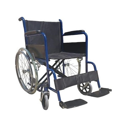 Silla De Ruedas Plus Maciza Azul  Stratto M.d.