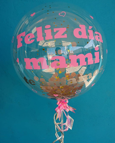 Imagen 5 de 7 de Globo Burbuja Personalizado Cumpleaños, Baby Showers, Etc