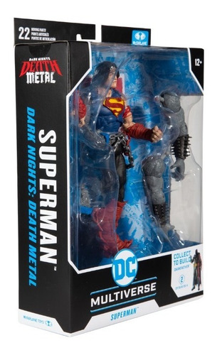 Imagen 8 de 8 de Superman Figura Universo Extendido Dc Batman Death Metal