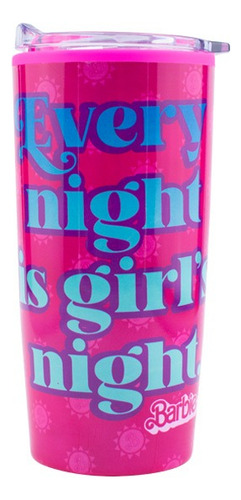 Termo Doble Pared Acero Inoxidable Barbie La Película 450 Ml Rosa Chicle