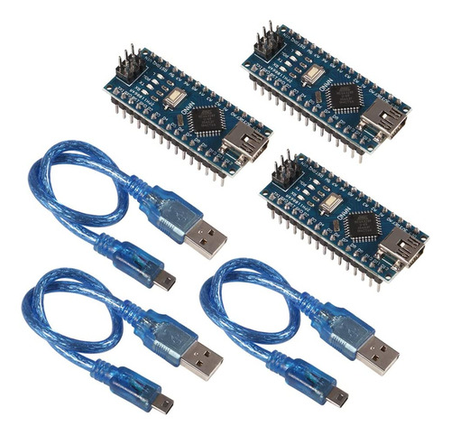 3 Cables Usb A Mini Usb Y 3 Arduino Mini Nano 5v