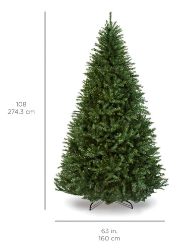 Árbol De Navidad Artificial De Abeto Douglas 9 Ft