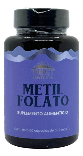 Metil Folato 60 Capsulas Tibet Ácido Fólico 5-methyl-thf