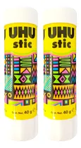 Comprar 2 Pegamentos Adhesivos En Barra Uhu Stic 40g