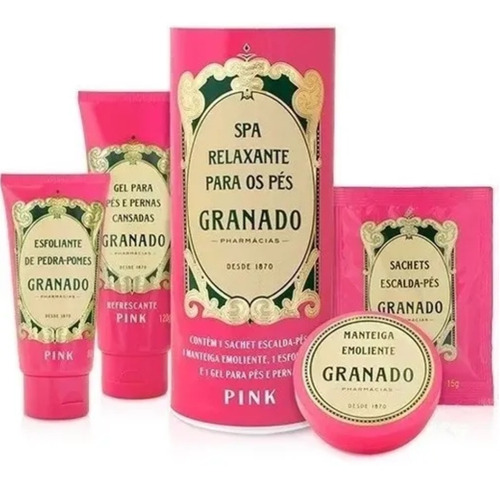 Pink Granado Kit Relaxante Para Pés 