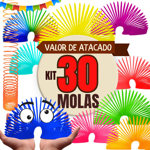 30 Mola Maluca Brinquedo Prenda Kit Festa Lembrança Atacado