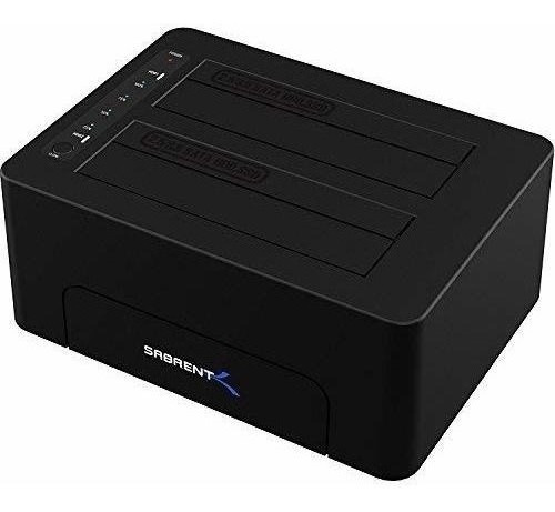 Sabrent Usb 31 A Sata Dual Bay Disco Duro Estacion De Acopla