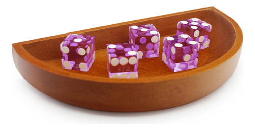 Dados De Casino Profesionales 19mm - Juego De 5 Dados Azu...