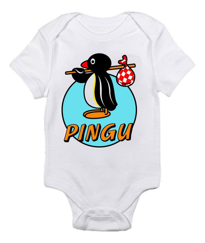 Pañalero Bebé Caricatura Pingu Polo Sur Retro 90s #1