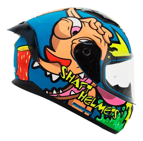 Casco Integral Shaft Ofture Visor Transparente