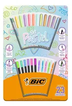 Comprar Bic Set Color Pastel De Bolígrafos Con 23 Unidades De Tinta