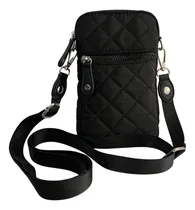 Comprar Phonebag Portacelular Cierre Matelase Nylon Correa Regulable Color Negro
