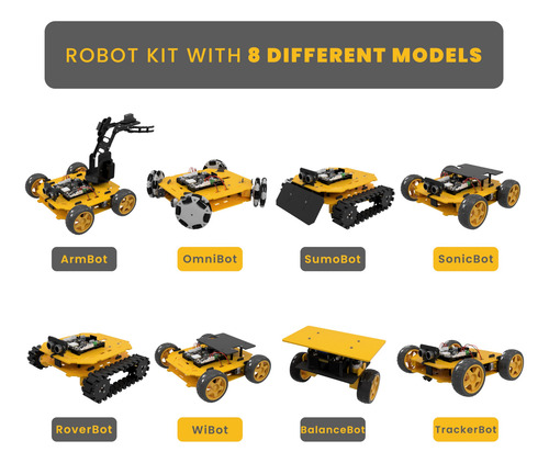 Kit De Robótica 8 En 1 Para Niños Y Adultos