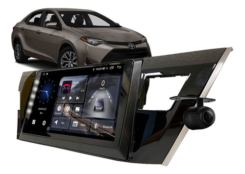 Multimídia Android Toyota Corolla 2015 Á 2017 9p Carplay Cor Toyota Corolla 2016