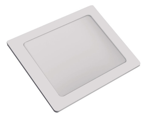 Spot Led Cuadrado Empotrable 12w Luz Fría Blanco Saglite