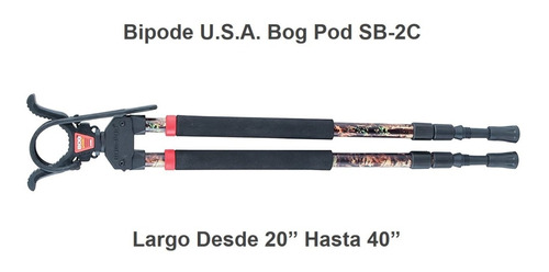 Bipode Tactico Extra Largo U.s.a. Bog Pod 40 PuLG P/ Airguns