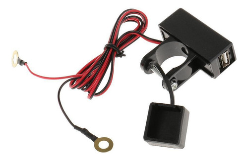 7/8 `` 22 Mm 12v Motocicleta Manillar Usb De Teléfono Toma
