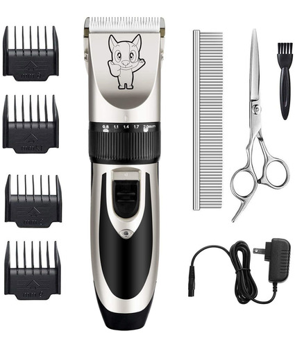 Kit De Aseo Canino Clippers, Bajo Nivel De Ruido, Eléctrico