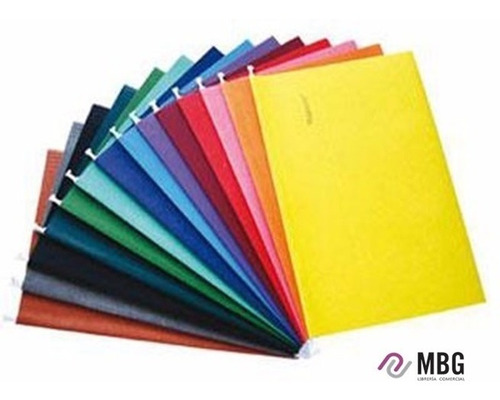 Imagen 2 de 3 de Carpeta Colgante De Color Rojo Nepaco Pack X25 Und