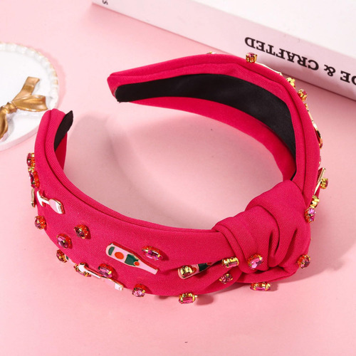 Yahpern- Diadema De Champán Para Mujer, Diadema Con Nudo En