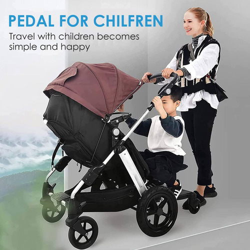 Silla De Paseo Con Ruedas Ride On Board, Accesorio Para Niño