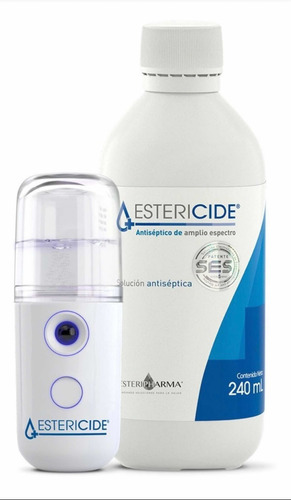 Imagen 5 de 8 de Estericide Sanitizador Recargable Solución 240ml Virucida