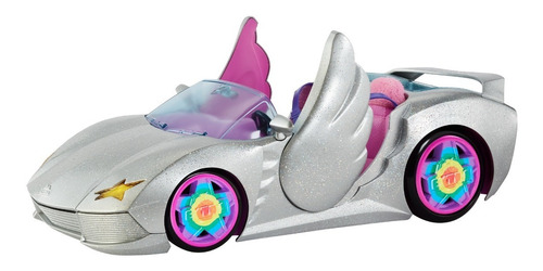 Set De Juego Barbie Extra Coche Convertible Color Plata