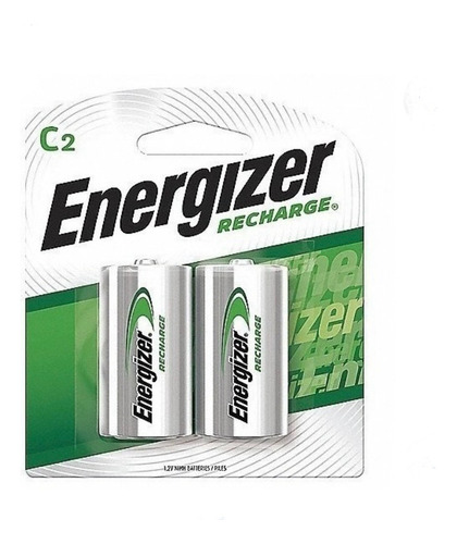 Pack 2 Pilas C Recargable Energizer