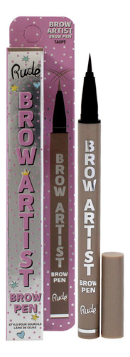 Bolígrafo Para Cejas Rude Cosmetics Brow Artist Taupe Para M