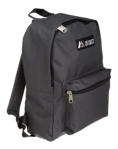 Everest Luggage Basic Backpack, Carbón De Leña, Medio