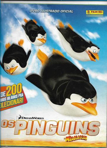 Álbum Figurinha - Pinguins De Madagascar - Completo Ano 2015