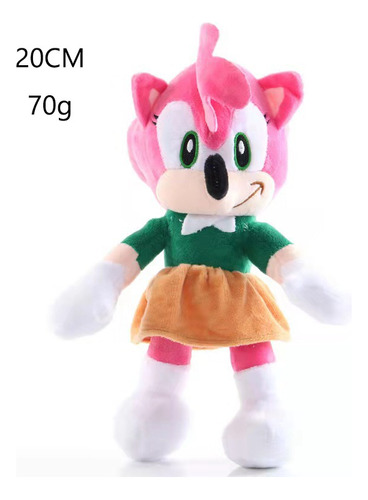 Peluche Amy Rose Sonic X Y Sus Amigos Entrega Inmediata