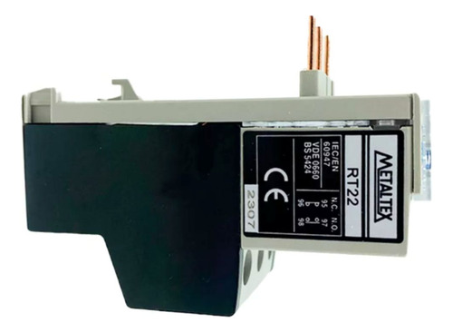 Relé Térmico Rt22-6a 4 - 6a Para Ct9-22 Metaltex 127/220v