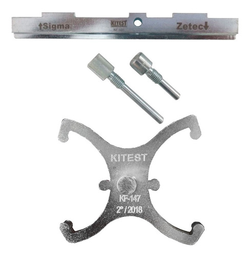 Imagem 1 de 5 de Kit 4 Ferramentas Sincronismo Ford Sigma E Zetec C/ Variador