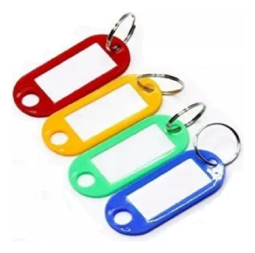 Identificador De Llaves Llavero Plastic Set 50piezas Colores