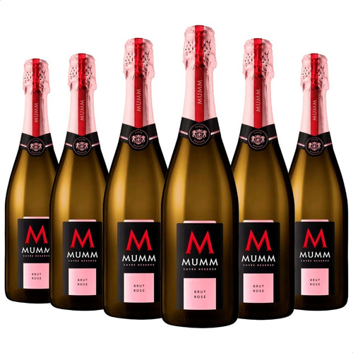 Champagne Mumm Brut Rose Reserve Botella X6 - 01mercado