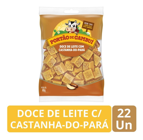 Doce De Leite Com Castanha Do Pará Portão De Cambuí 165g