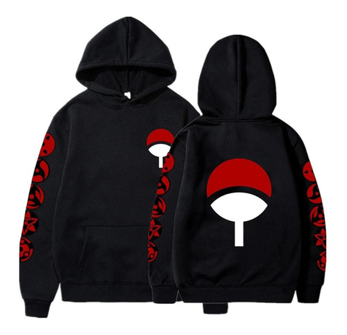 Sasuke Uchiha Abanico Sudadera Anime Naruto