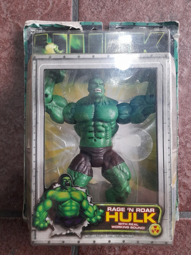 Figura Marvel Hulk Toy Biz Rage N Roar Abierto